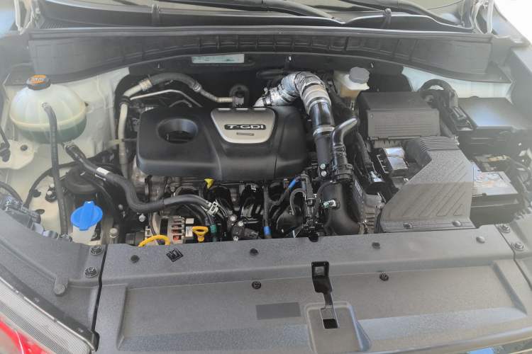 Used Hyundai Tucson 2020 280TGDi Two-Wheel-Drive GLS Fashion Edition China VI Standard Engine Bay