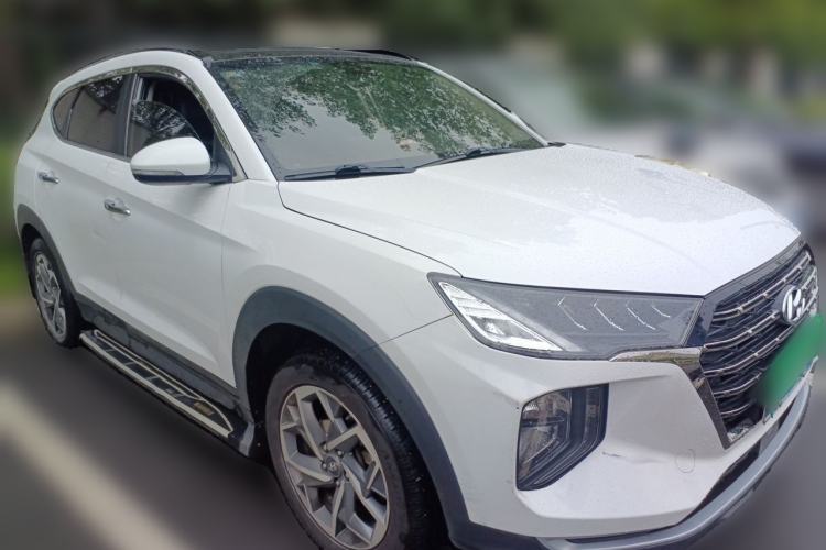 Used Hyundai Tucson 2020 280TGDi Two-Wheel-Drive GLS Fashion Edition China VI Standard Front Right 45 Deg