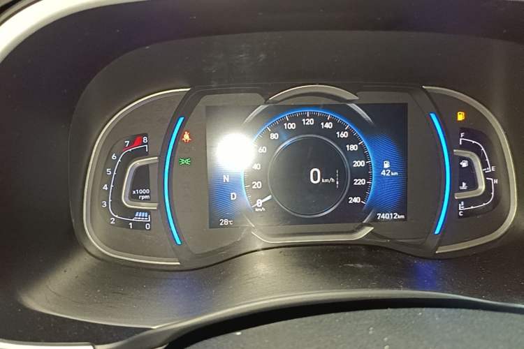 Used Hyundai Tucson 2020 280TGDi Two-Wheel-Drive GLS Fashion Edition China VI Standard Instrument Cluster