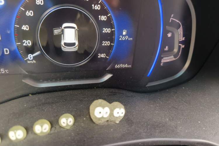 Used Hyundai Tucson 2020 280TGDi Two-Wheel-Drive GLS Fashion Edition China VI Standard Odometer Close Up