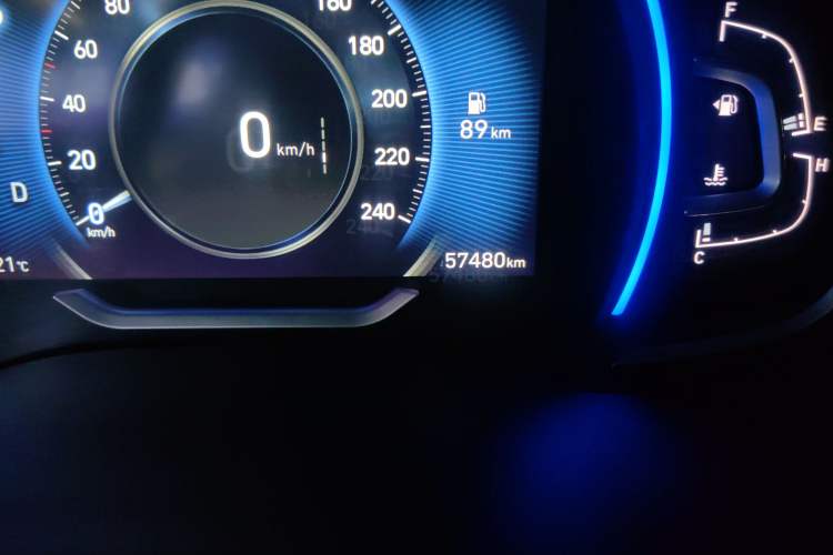 Used Hyundai Tucson 2020 280TGDi Two-Wheel-Drive GLS Fashion Edition China VI Standard Odometer Close Up