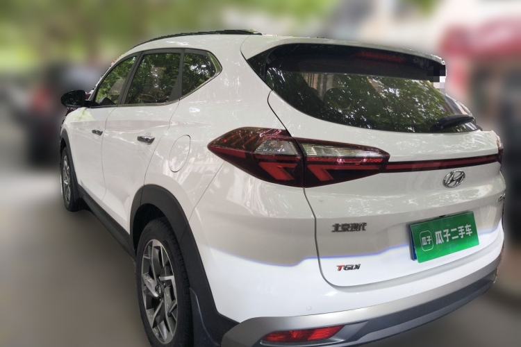 Used Hyundai Tucson 2020 280TGDi Dual-Clutch Two-Wheel Drive Fashion Edition China V Standard Rear Left 45 Deg