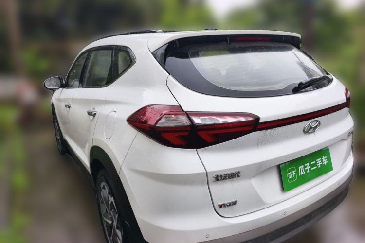 Used Hyundai Tucson 2020 280TGDi Dual-Clutch Two-Wheel Drive Fashion Edition China V Standard Rear Left 45 Deg