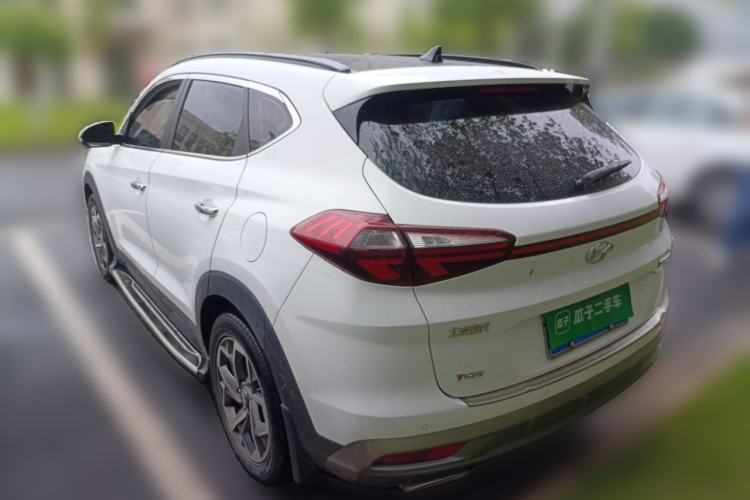 Used Hyundai Tucson 2020 280TGDi Two-Wheel-Drive GLS Fashion Edition China VI Standard Rear Left 45 Deg