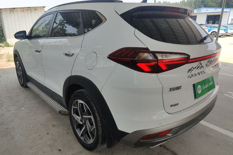 Used Hyundai Tucson 2020 280TGDi Two-Wheel-Drive GLS Fashion Edition China VI Standard Rear Left 45 Deg