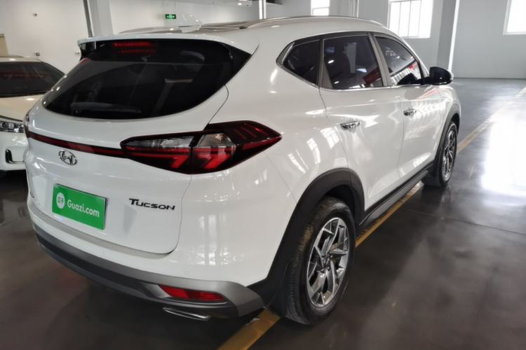 Used Hyundai Tucson 2020 280TGDi Two-Wheel-Drive GLS Smart Connectivity Version China VI Standard Rear Right 45 Deg