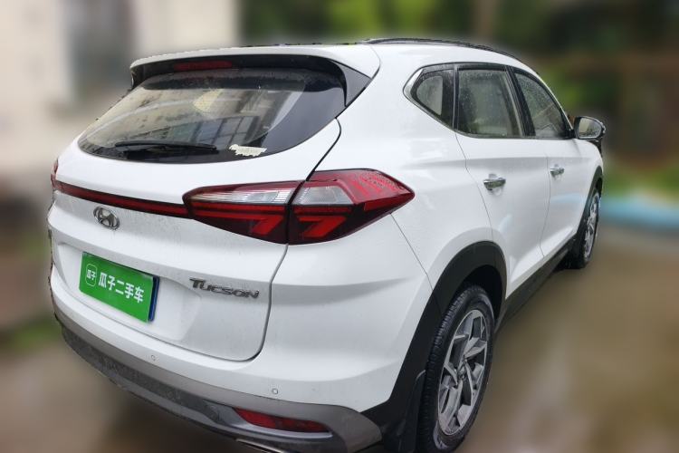 Used Hyundai Tucson 2020 280TGDi Dual-Clutch Two-Wheel Drive Fashion Edition China V Standard Rear Right 45 Deg