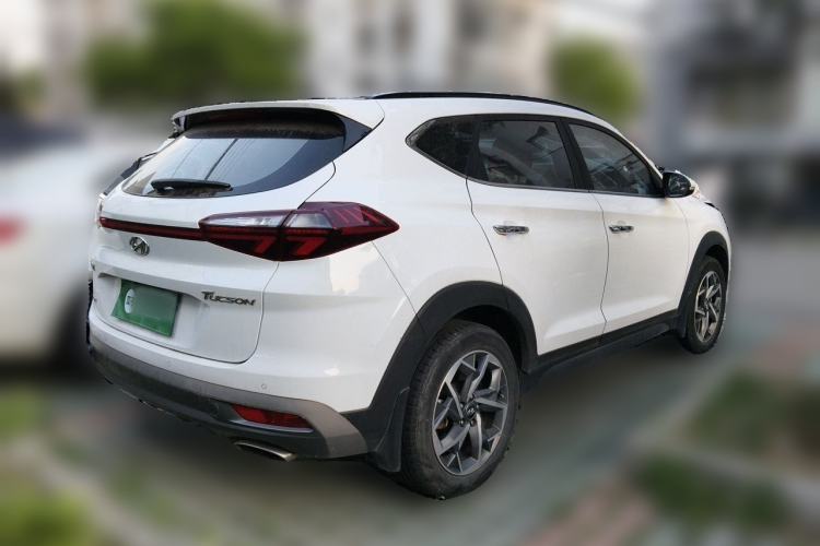 Used Hyundai Tucson 2020 280TGDi Dual-Clutch Two-Wheel Drive Fashion Edition China V Standard Rear Right 45 Deg