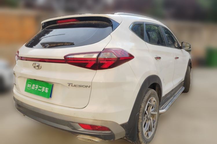 Used Hyundai Tucson 2020 280TGDi Two-Wheel-Drive GLS Smart Connectivity Version China VI Standard Rear Right 45 Deg