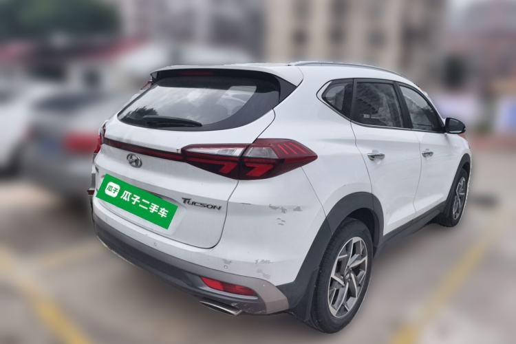 Used Hyundai Tucson 2020 280TGDi Two-Wheel-Drive GLS Smart Connectivity Version China VI Standard Rear Right 45 Deg