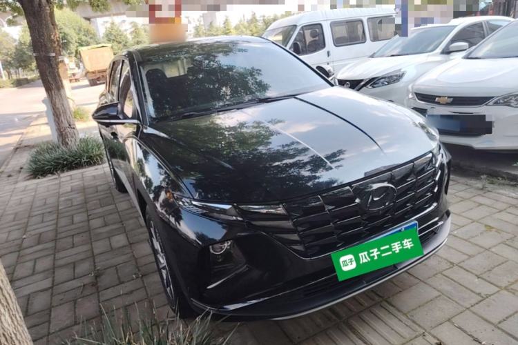 Used Hyundai Tucson 2021 Tucson L 1.5T DCT GLX Elite Edition Front Right 45 Deg