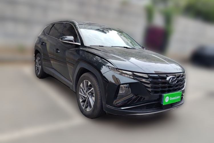 Used Hyundai Tucson 2021 Tucson L 1.5T DCT GLX Elite Edition Front Right 45 Deg