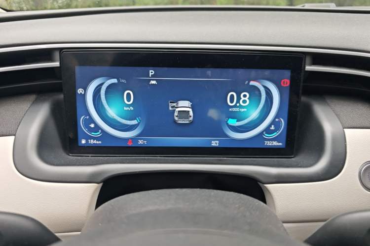 Used Hyundai Tucson 2021 Tucson L 1.5T DCT TOP Flagship Edition Odometer Close Up