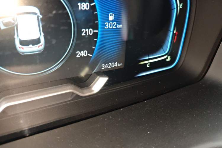 Used Hyundai Tucson 2021 Tucson L 1.5T DCT GLX Elite Edition Odometer Close Up