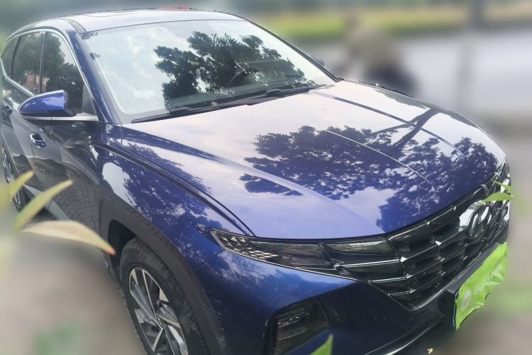 Used Hyundai Tucson 2021 Tucson L 1.5T DCT GLX Elite Edition Front Right 45 Deg