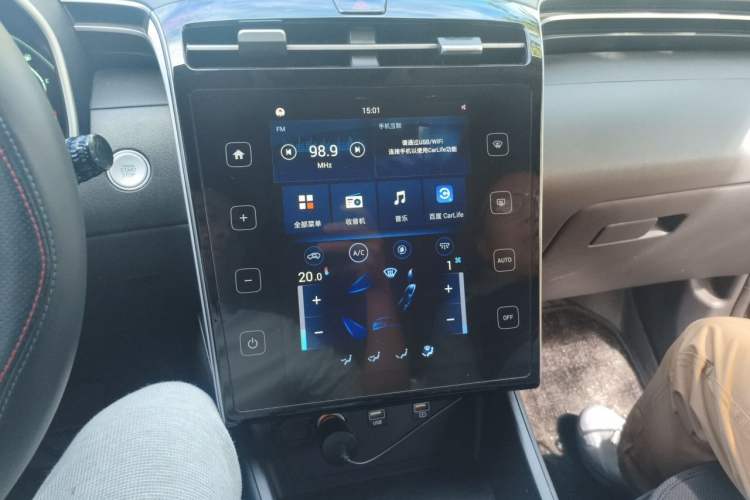 Used Hyundai Tucson 2021 Tucson L 1.5T DCT GLX Elite Edition Audio And AC Panel