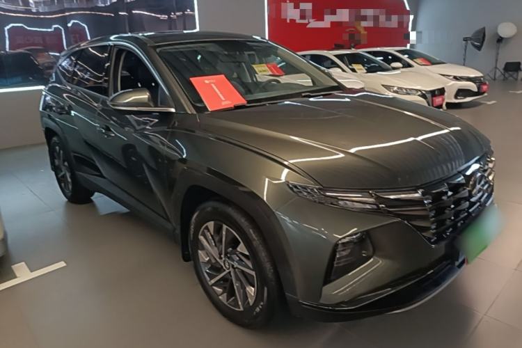 Used Hyundai Tucson 2021 Tucson L 1.5T DCT GLX Elite Edition Front Right 45 Deg