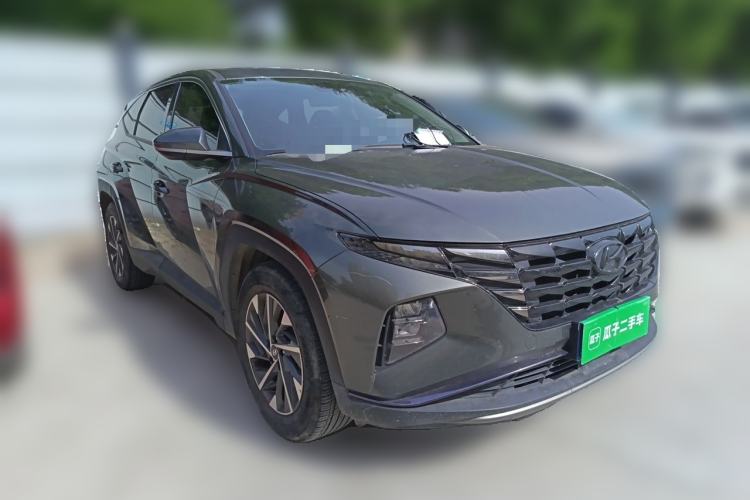 Used Hyundai Tucson 2021 Tucson L 1.5T DCT GLX Elite Edition Front Right 45 Deg