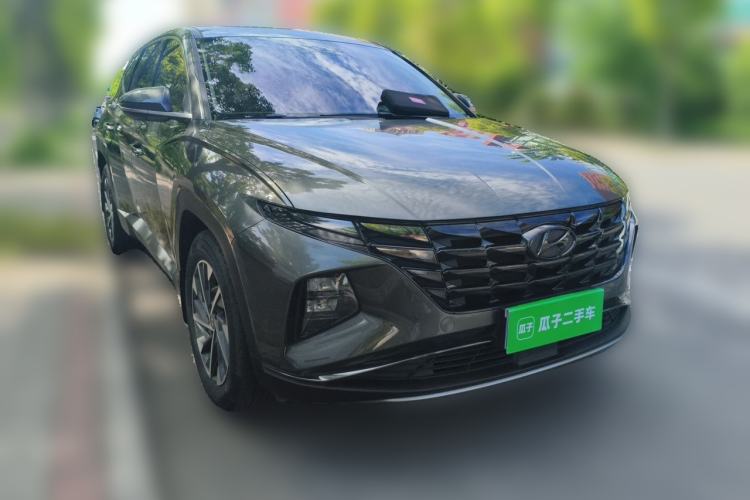 Used Hyundai Tucson 2021 Tucson L 1.5T DCT GLX Elite Edition Front Right 45 Deg