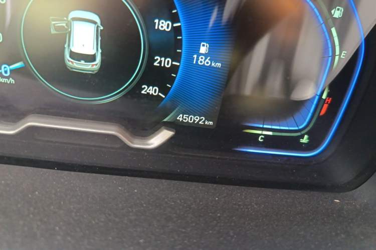 Used Hyundai Tucson 2021 Tucson L 1.5T DCT GLX Elite Edition Odometer Close Up