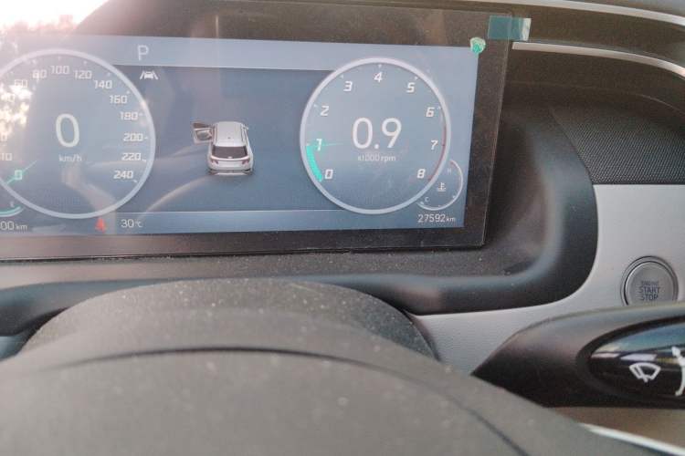 Used Hyundai Tucson 2021 Tucson L 1.5T DCT Luxury Prestige Edition Odometer Close Up