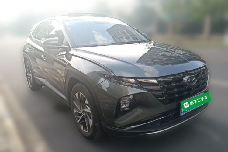Used Hyundai Tucson 2021 Tucson L 1.5T DCT GLX Elite Edition Front Right 45 Deg