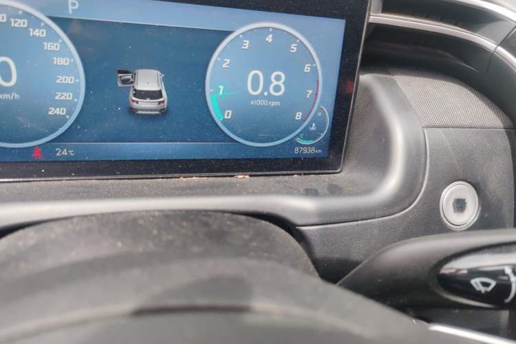 Used Hyundai Tucson 2021 Tucson L 1.5T DCT Luxury Prestige Edition Odometer Close Up