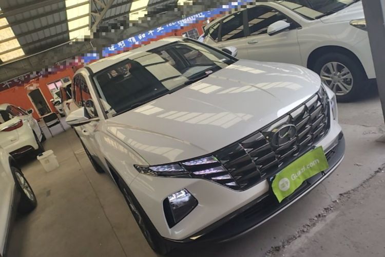 Used Hyundai Tucson 2021 Tucson L 1.5T DCT GLX Elite Edition Front Right 45 Deg