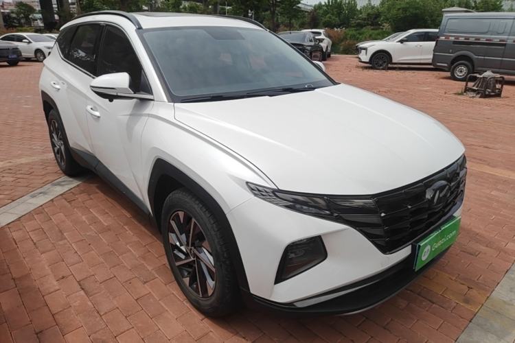 Used Hyundai Tucson 2021 Tucson L 1.5T DCT GLX Elite Edition Front Right 45 Deg