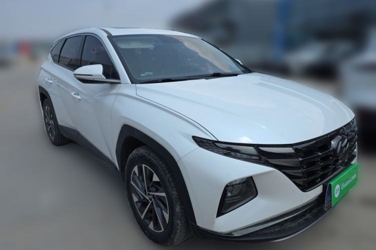 Used Hyundai Tucson 2021 Tucson L 1.5T DCT GLX Elite Edition Front Right 45 Deg