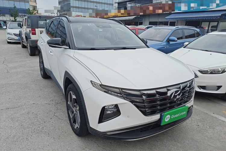Used Hyundai Tucson 2021 Tucson L 1.5T DCT TOP Flagship Edition Front Right 45 Deg