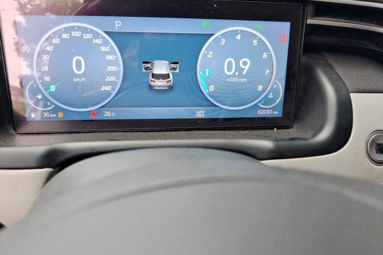 Used Hyundai Tucson 2021 Tucson L 1.5T DCT TOP Flagship Edition Odometer Close Up