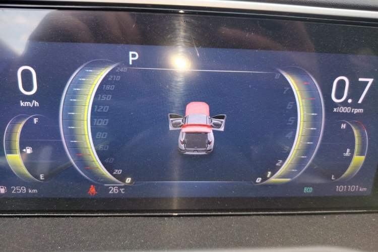 Used Hyundai Tucson 2021 Tucson L 1.5T DCT Luxury Prestige Edition Odometer Close Up