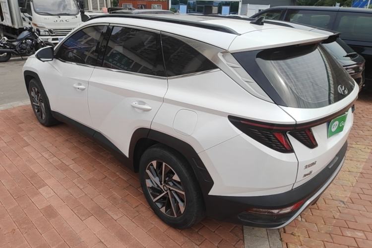 Used Hyundai Tucson 2021 Tucson L 1.5T DCT GLX Elite Edition Rear Left 45 Deg
