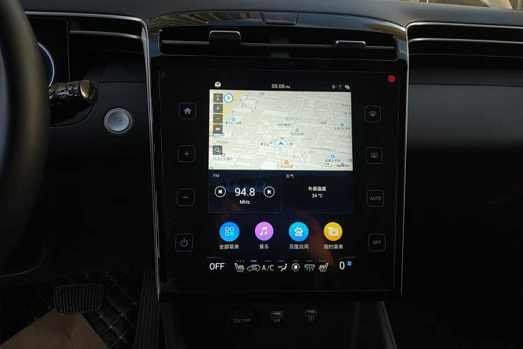 Used Hyundai Tucson 2022 Tucson L 2.0L Hybrid · Flagship Edition Audio And AC Panel