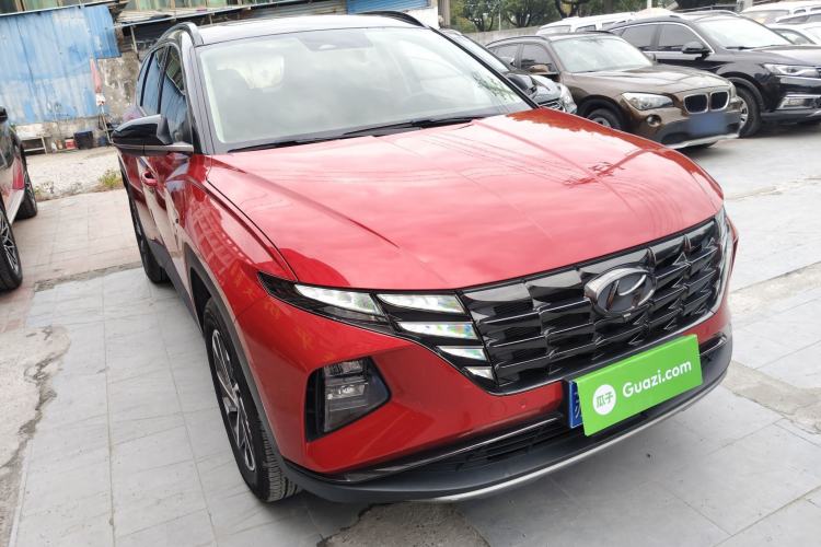 Used Hyundai Tucson 2022 Tucson L 2.0L Hybrid · Flagship Edition Front Right 45 Deg