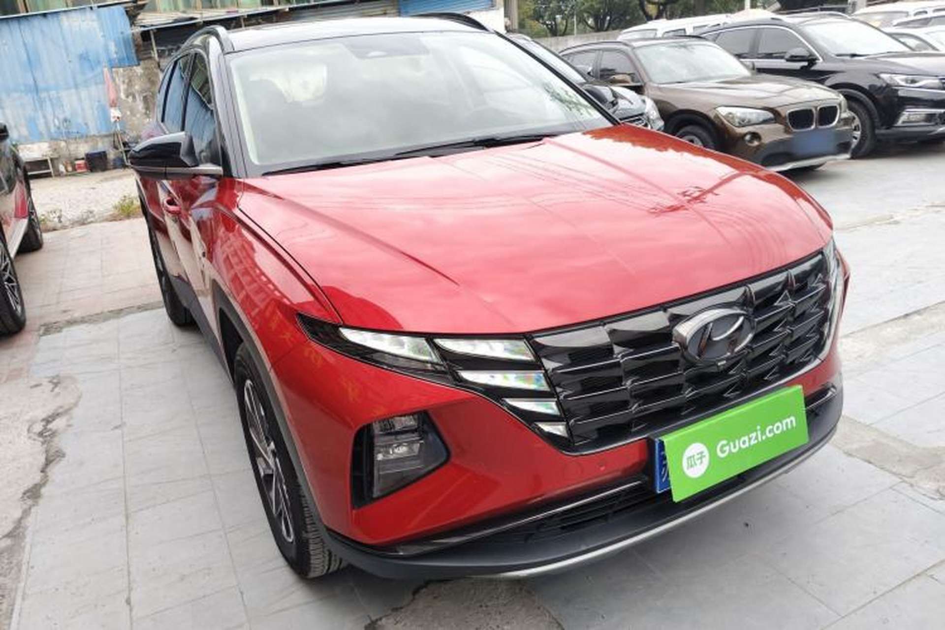 Used Hyundai Tucson 2022 Tucson L 2.0L Hybrid · Flagship Edition Front Right 45 Deg