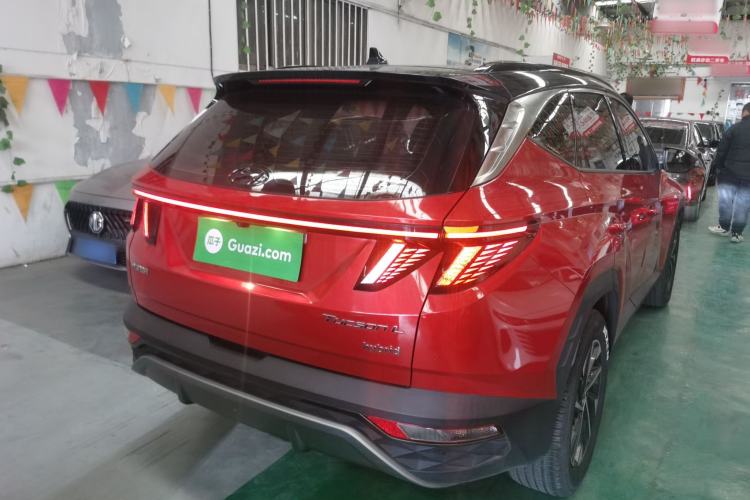 Used Hyundai Tucson 2022 Tucson L 2.0L Hybrid · Flagship Edition Rear Right 45 Deg