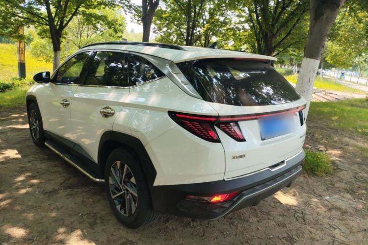 Used Hyundai Tucson 2022 Tucson L 1.5T DCT LUX Prestige Edition N Line Rear Left 45 Deg