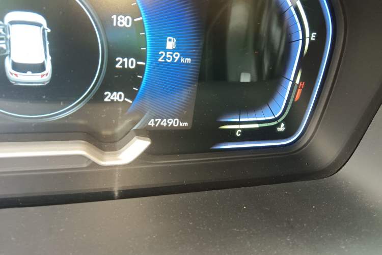 Used Hyundai Tucson 2023 Tucson L 1.5T Automatic Two-Wheel Drive GLX Elite Edition Odometer Close Up