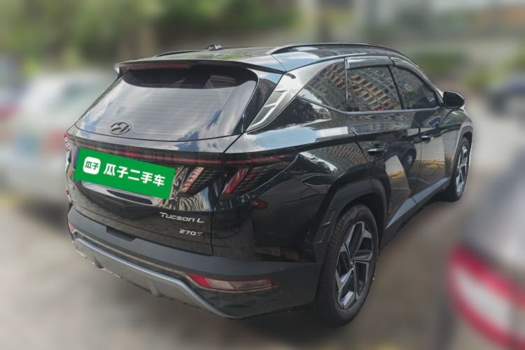 Used Hyundai Tucson 2023 Tucson L 1.5T Automatic Two-Wheel Drive DLX Luxury Edition Rear Right 45 Deg