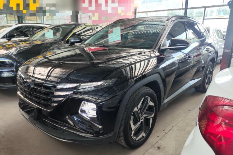 Used Hyundai Tucson 2023 Tucson L 1.5T Automatic Two-Wheel Drive DLX Luxury Edition Guazi used car, China used car export, Used car for sale, Used Hyundai cars, Cheapest cars for sale