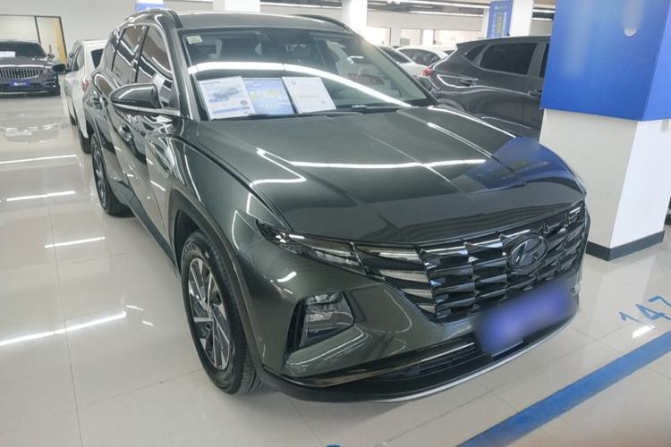 Used Hyundai Tucson 2023 Tucson L 1.5T Automatic Two-Wheel Drive GLX Elite Edition Front Right 45 Deg