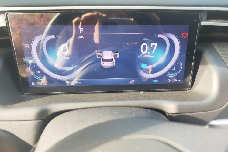Used Hyundai Tucson 2023 Tucson L 1.5T Automatic Two-Wheel Drive LUX Prestige Edition Odometer Close Up