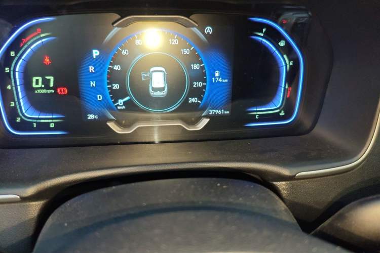 Used Hyundai Tucson 2023 Tucson L 1.5T Automatic Two-Wheel Drive GLX Elite Edition Odometer Close Up