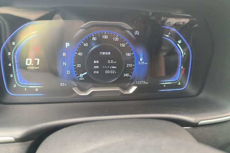 Used Hyundai Tucson 2023 Tucson L 1.5T Automatic Two-Wheel Drive GLX Elite Edition Odometer Close Up