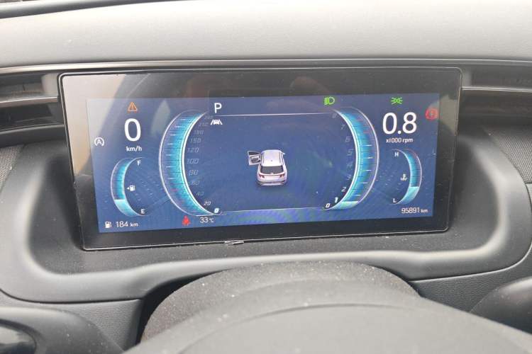 Used Hyundai Tucson 2023 Tucson L 1.5T DCT All-Wheel Drive TOP N Line Flagship Edition Odometer Close Up
