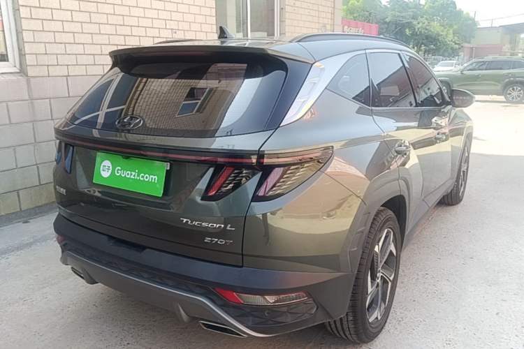 Used Hyundai Tucson 2023 Tucson L 1.5T Automatic Two-Wheel Drive LUX Prestige Edition Rear Right 45 Deg