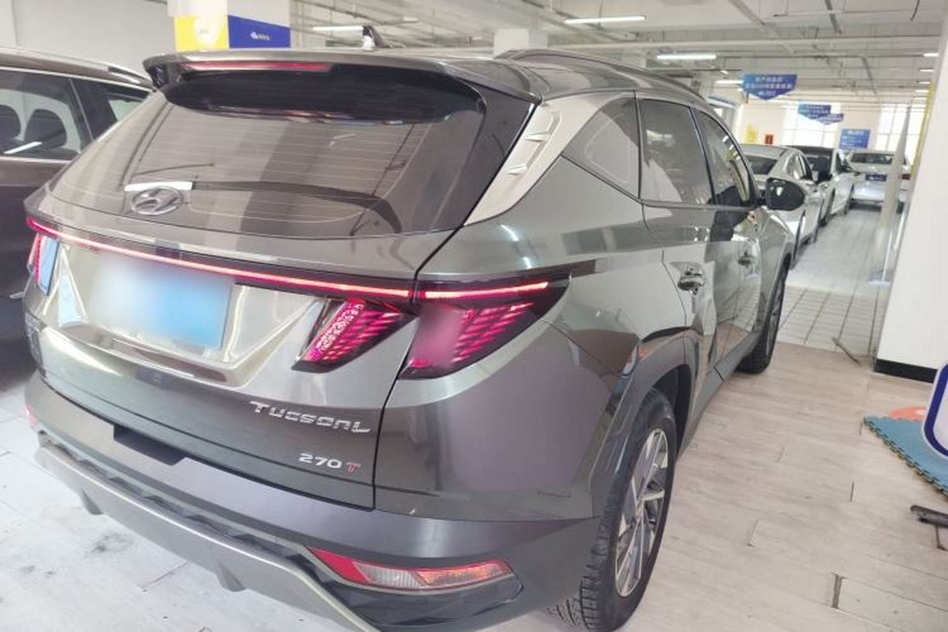 Used Hyundai Tucson 2023 Tucson L 1.5T Automatic Two-Wheel Drive GLX Elite Edition Rear Right 45 Deg