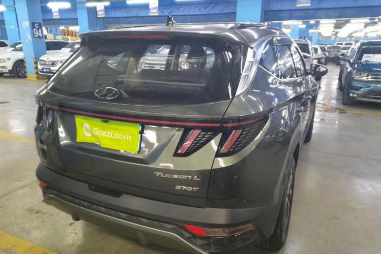 Used Hyundai Tucson 2023 Tucson L 1.5T Automatic Two-Wheel Drive GLX Elite Edition Rear Right 45 Deg